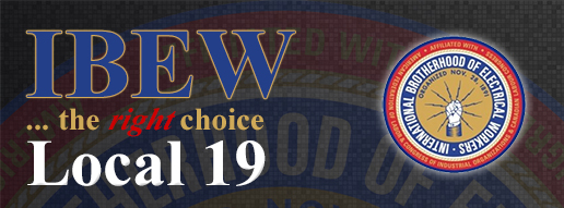 IBEW Local 19 Banner Logo